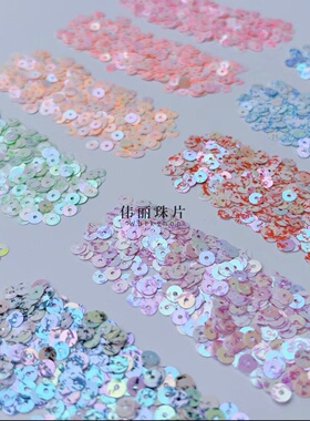 法式刺绣亮片国A青花瓷