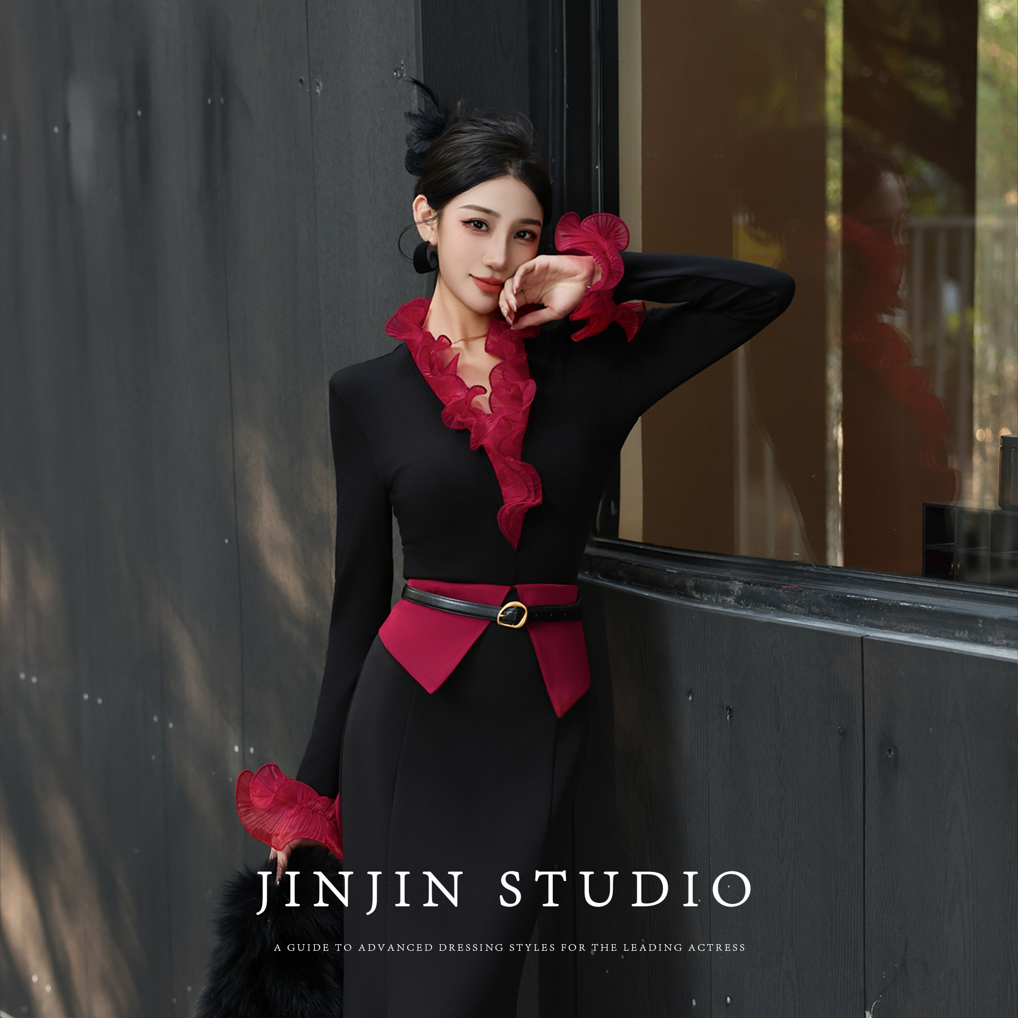 MD进进原创【法式浪漫】2025冬季磨毛显瘦百搭花边拼接打底衫上衣,淘宝优惠券,粉丝福利购,淘宝优惠卷