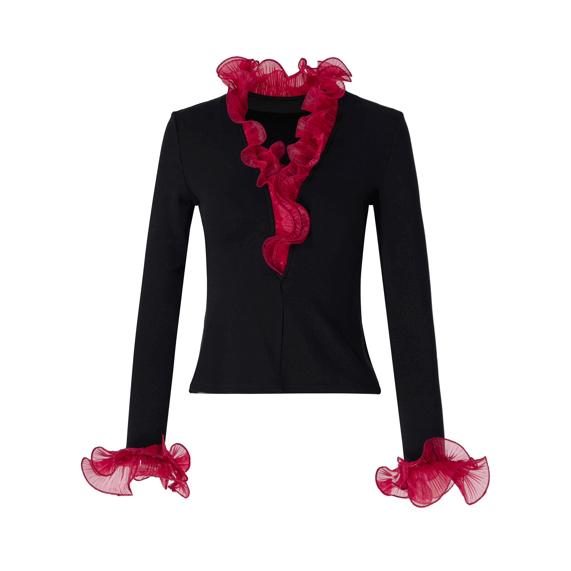 MD进进原创【法式浪漫】2025冬季磨毛显瘦百搭花边拼接打底衫上衣,淘宝优惠券,粉丝福利购,淘宝优惠卷