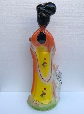 陶瓷小龙女神像佛像摆件