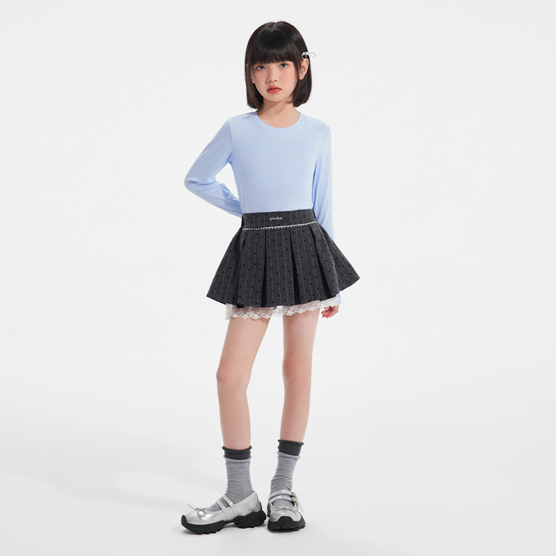 植木童装女童半身裙2025秋冬新款中大童立体蝴蝶结短裙儿童裙子,淘宝优惠券,粉丝福利购,淘宝优惠卷