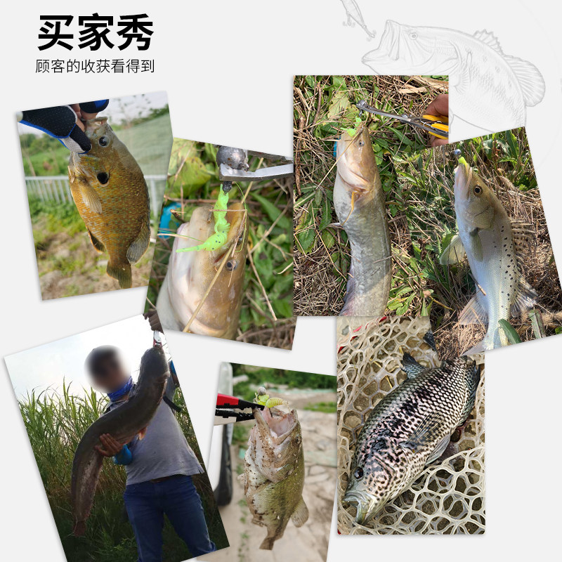 路亚饵软饵5.5 7.5 10cm铅头钩倒钓蜻蜓幼虫假饵黑坑鲈鱼鳜鱼专杀,淘宝优惠券,粉丝福利购,淘宝优惠卷
