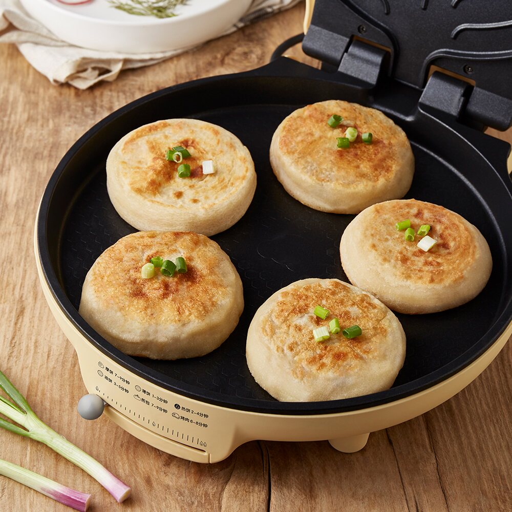 小熊电饼铛家用加深加大煎断电饼档 小熊两只老虎电饼铛/可丽饼机/薄饼机
