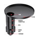 Car suspended tray front drain cup holder extender