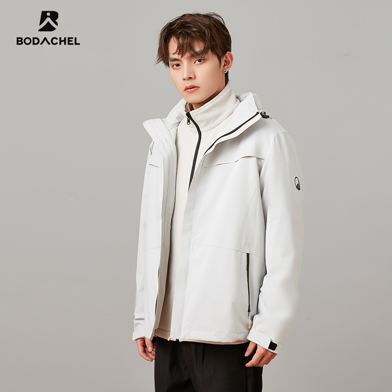 八度丘户外冲锋衣男士秋冬季加绒三合一可拆卸防风外套女款滑雪服,淘宝优惠券,粉丝福利购,淘宝优惠卷