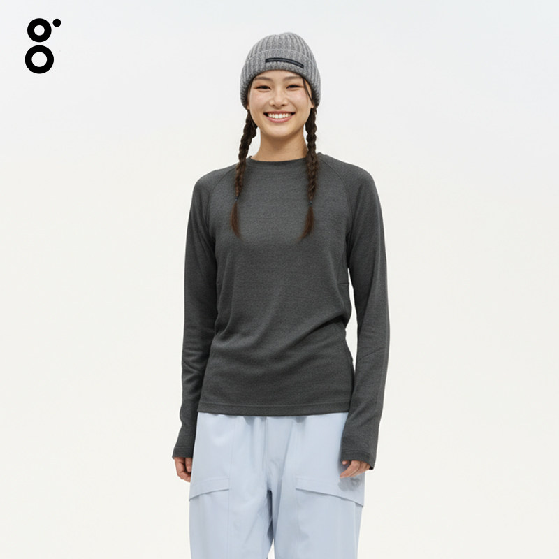 八度丘美利奴羊毛速干衣长袖女运动T恤男户外跑步徒步登山服上衣,淘宝优惠券,粉丝福利购,淘宝优惠卷