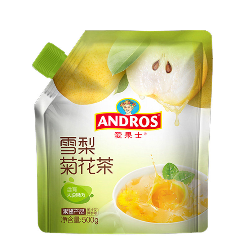 法国andros安德鲁爱果士荔枝菊花茶 永嘉食品蜂蜜果味茶
