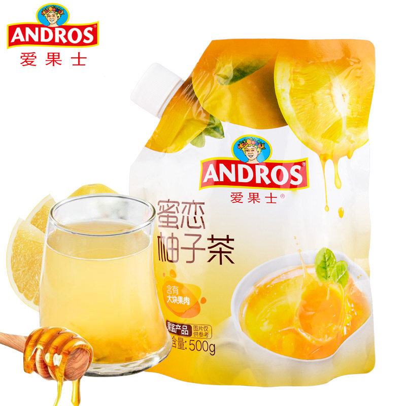 法国andros安德鲁爱果士荔枝菊花茶 永嘉食品蜂蜜果味茶