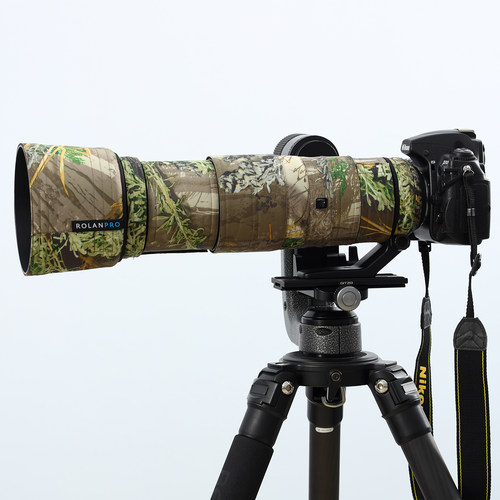 尼康AF-S 200-500mm F5.6E 防水材质镜头炮衣ROLANPRO若兰炮衣 - 图3