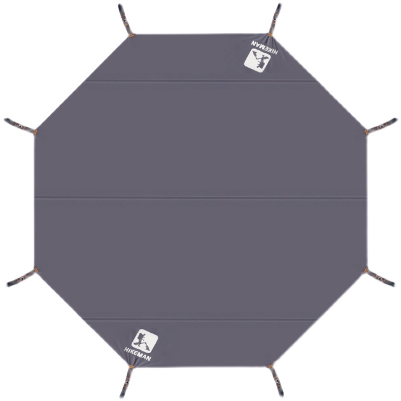 八角边型地布天幕地席金字塔帐篷防潮垫地垫加厚棉布尖顶账棚配件-图3
