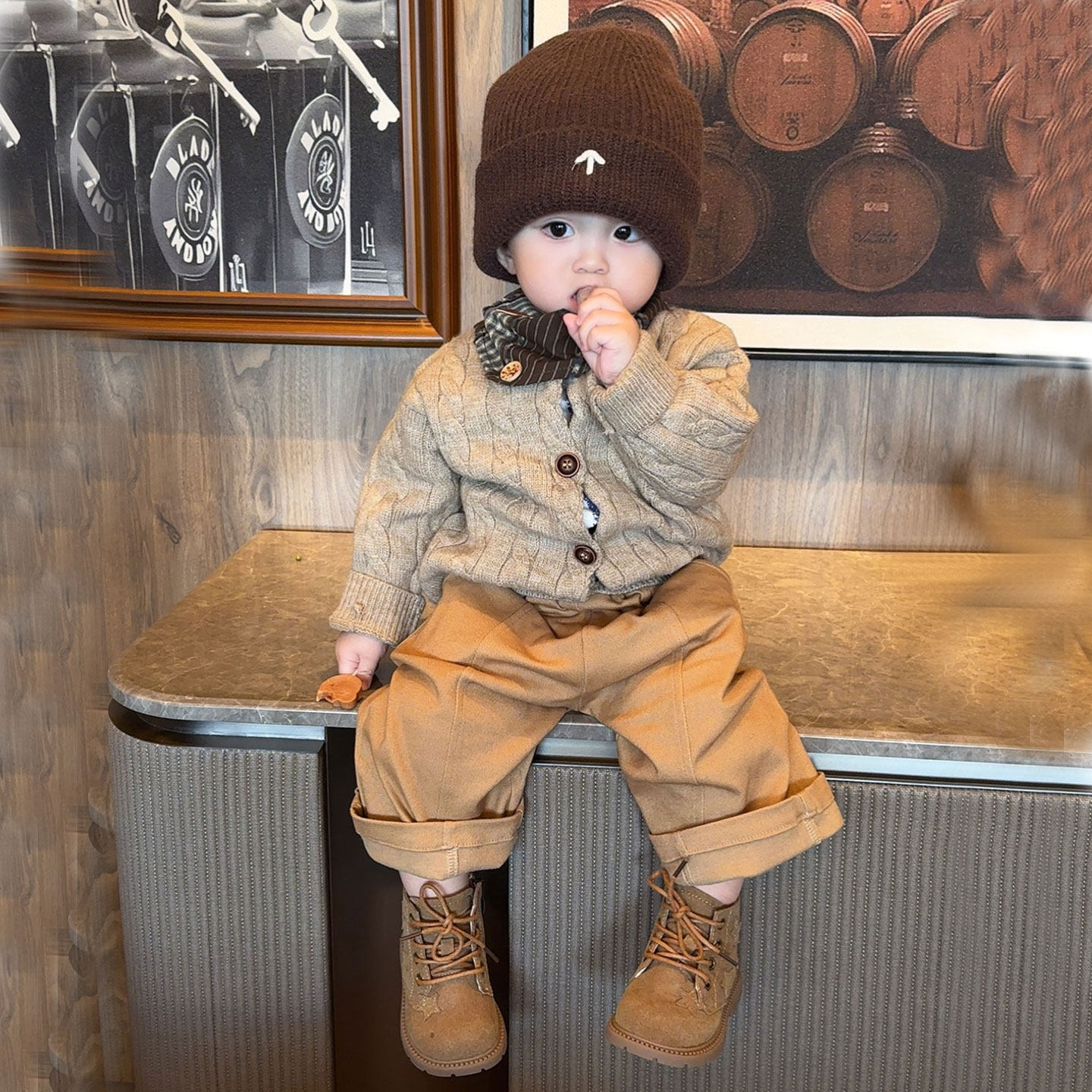 2025秋冬儿童羊毛麻花毛衣男女童纯色洋气针织开衫时尚毛衣外套,淘宝优惠券,粉丝福利购,淘宝优惠卷