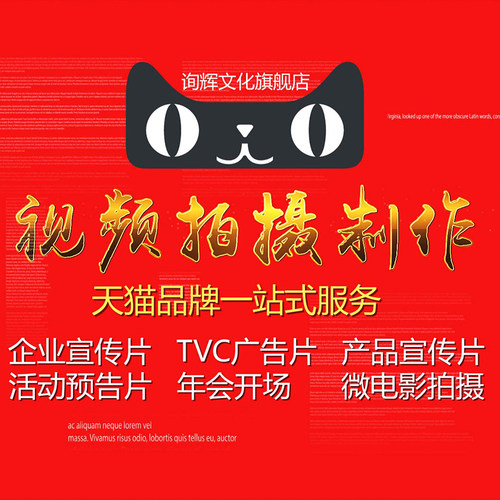 视频制作服务剪辑拍摄编辑企业ae 代做 广告宣传片短微后期mg动画 - 图0