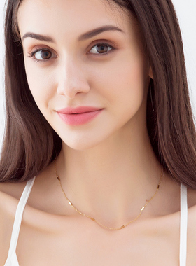 简约颈链极简风钛钢镀