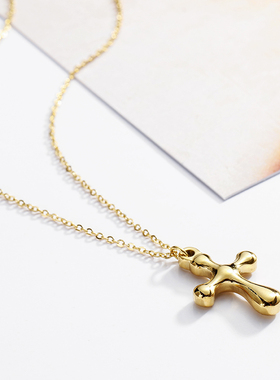 卡丽丹娜钛钢耶稣ipg18k欧美项链