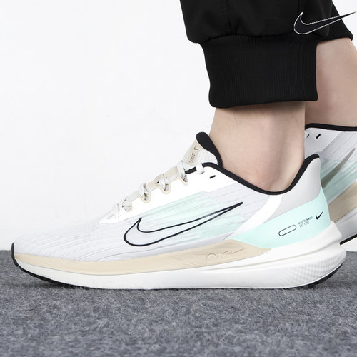 耐克跑步鞋男子夏季新款AIR WINFLO 9透气缓震运动鞋DV9121-011 - 图1