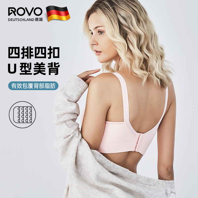 ROVO哺乳文胸聚拢防下垂孕妇内衣产后喂奶孕期怀孕期专用夏季薄款_孕妇装_孕产妇用品_营养