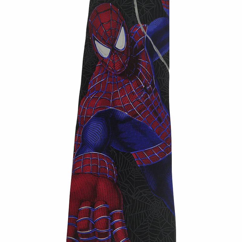 HOW个性宽版趣味潮流10cm蜘蛛侠礼盒装土酷黑色红色衬衣领带男 - 图1