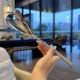 Dining spoon 18/10 stainless steel rice scoop