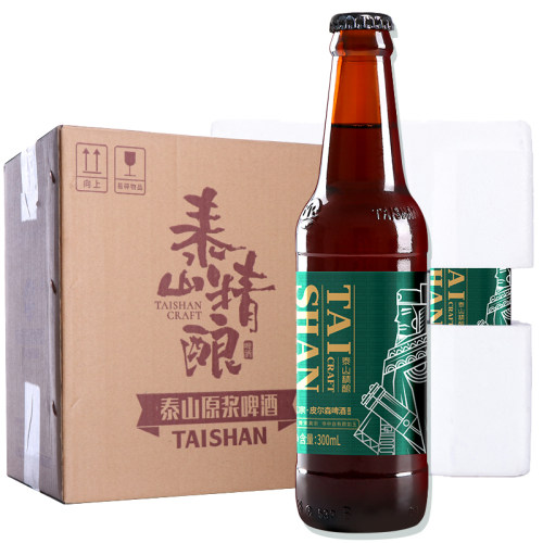 泰山原浆啤酒真宗皮尔森11°P300ml6瓶装整箱精酿啤酒 - 图3
