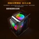Wanjiajingang chassis ATX cube four-sided glass
