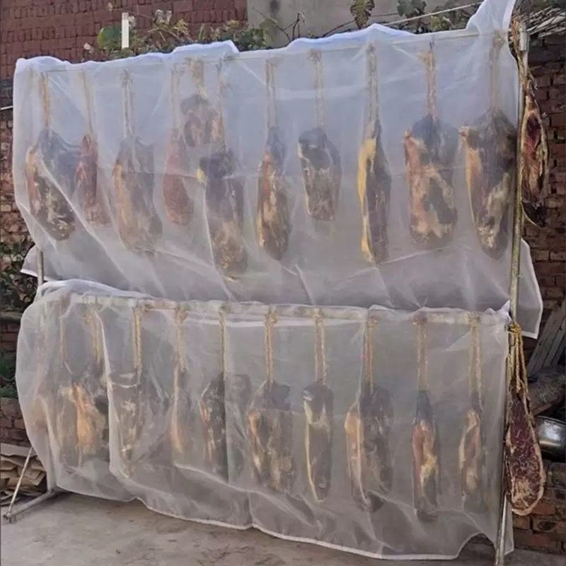 专用腊肉香肠火腿晾晒网防蚊虫轻松固定耐用挂肉魔术贴网编织袋,淘宝优惠券,粉丝福利购,淘宝优惠卷