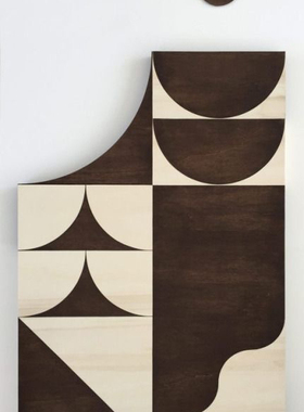 画允ART现代 简约抽象艺术装饰画客厅餐厅卧室挂画轻奢雕刻感壁画