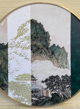 轻奢油画北欧简约玄关沙发背景墙挂画手绘肌理立体装饰画网红设计