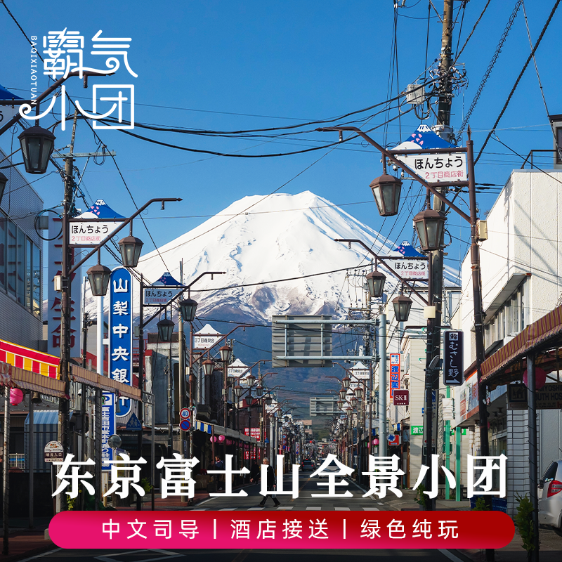 【9人小团】日本东京富士山一日游河口湖忍野八海天梯小镇旅游-图3