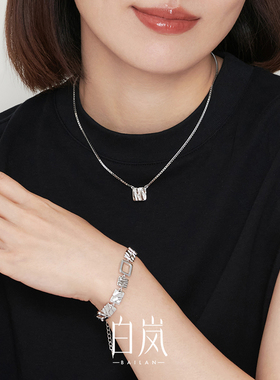 925银项链白岚女简约时尚