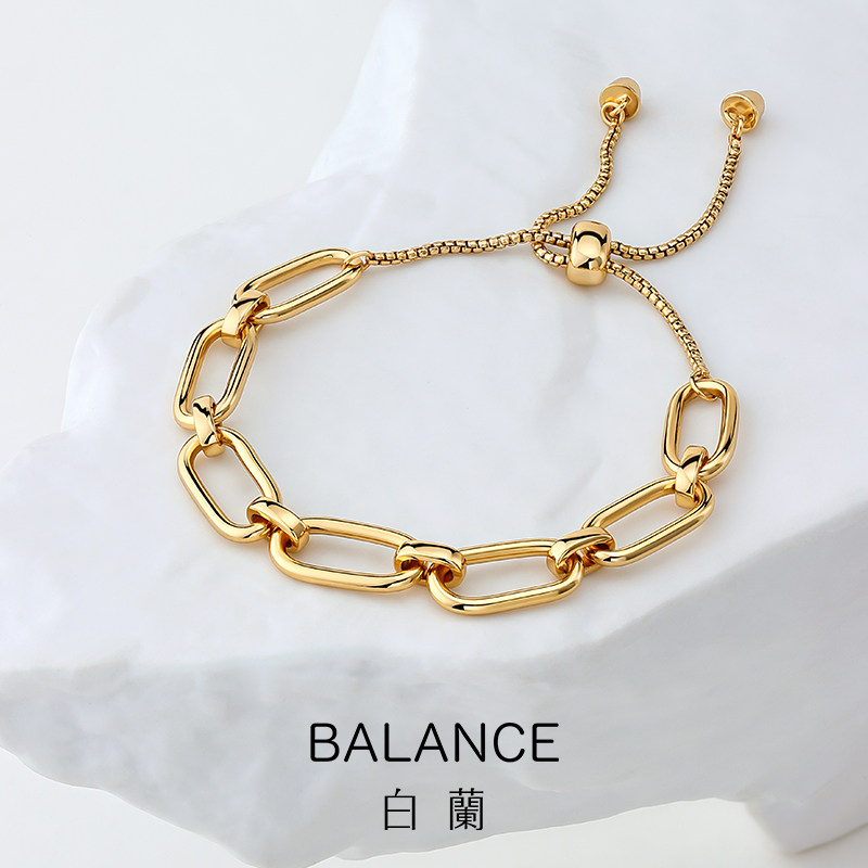 白兰女小众设计2021年新款原创手链 bn手链