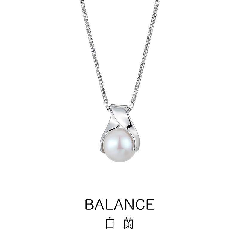 bn白兰淡水珍珠2022年新款纯银项链 bn项链