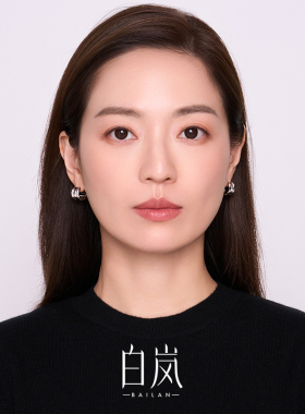 白岚三圈镜光耳圈925银女新款耳环高级银色耳饰爆款耳钉ED4568