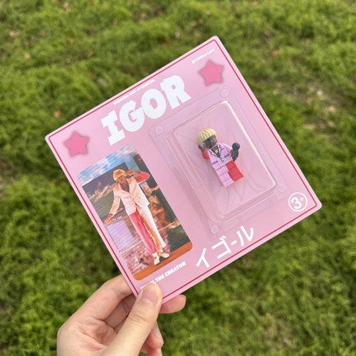 现货Tyler,the creator周边IGOR专辑手工玩具 积木人仔专辑款 - 图0