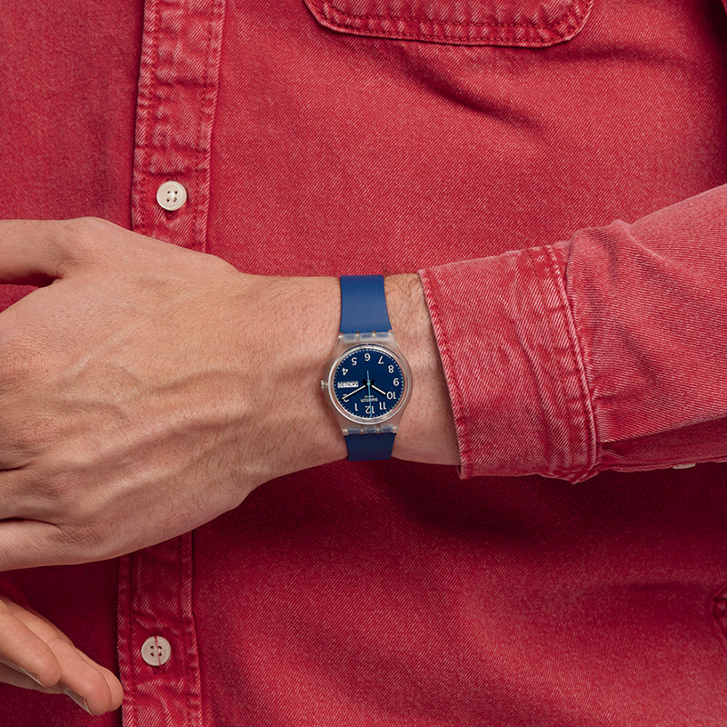 swatch瑞士男士女士镭射炫彩手表 Swatch斯沃琪瑞士腕表