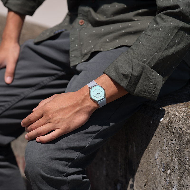 swatch瑞士潮流女士简约skin女表 Swatch斯沃琪瑞士腕表