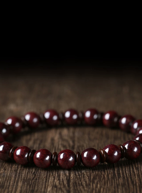 高含量朱砂手链天然朱砂