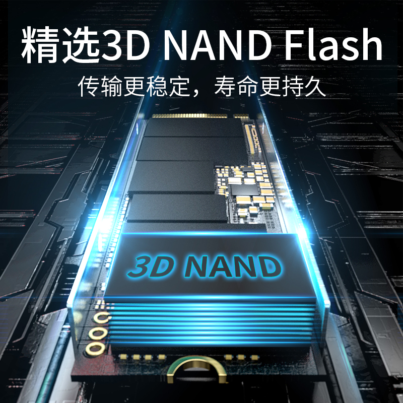 1TB SSD固态硬盘NAND颗粒NVMe1.4协议PCIe4.0x4台式电竞高性能2tb - 图1