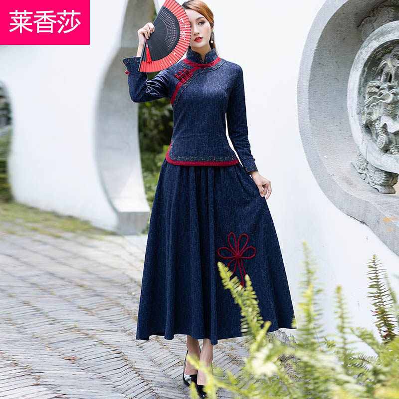 民国风中式唐装改良旗袍上衣女汉服 莱香莎上衣