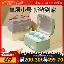 Small Yelephant Small Breastmilk Refreshing Ice Pack to Work Storage Milk Bag Portable Back Milk Bag Outdoor Blue Ice Lunch Bag