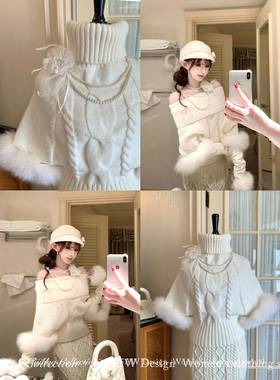 SISI JIANG“人间蕾丝山茶花choker”小众多层叠戴珍珠项链复古