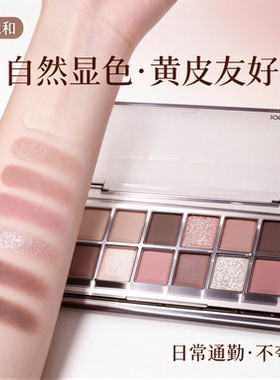 酵色12色哑光修容眼影盘