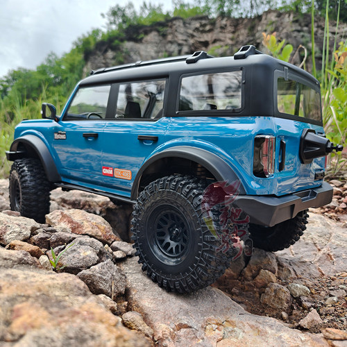 易控4083 V3攀爬车 1/8电动仿真烈马遥控车四驱高低速RC越野汽车 - 图2