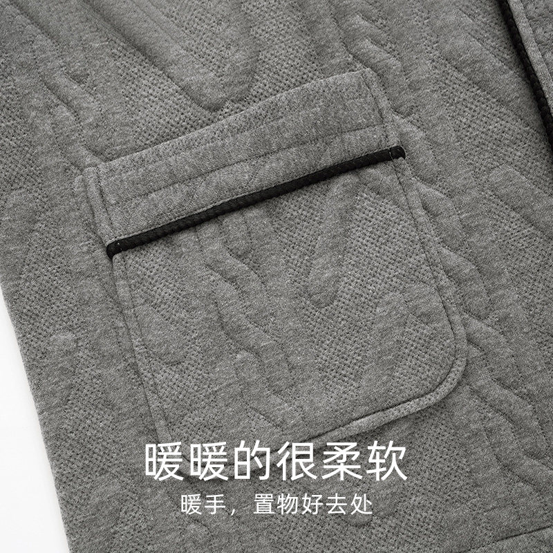 浪莎睡衣男士加厚纯棉夹层空气棉家居服秋冬季薄款夹棉可外穿套装,淘宝优惠券,粉丝福利购,淘宝优惠卷