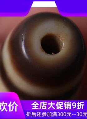 【一物一图】原矿西藏三眼天珠 至油润老矿天珠 手串配珠qbt