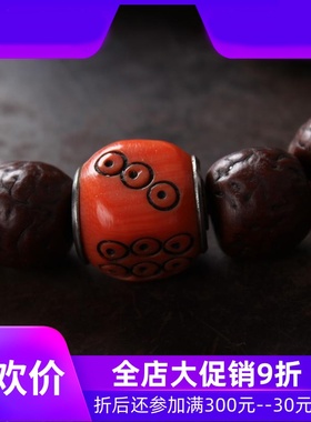 【原创孤品】藏传老凤眼手串 手持串佛珠念珠男女手链手串qbt