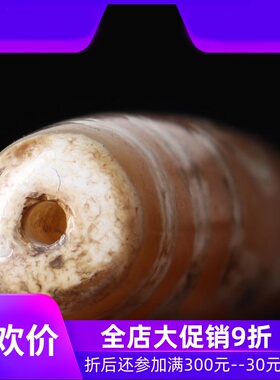【收藏臻品】西藏三眼天珠 藏传老矿天然满朱砂点 天珠吊坠qbt