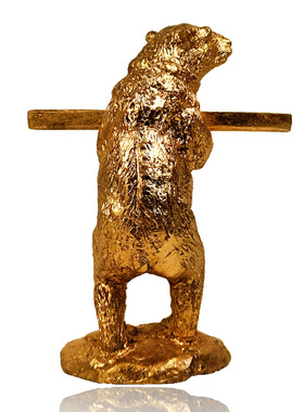 美式风办公桌前台收纳托盘名片座