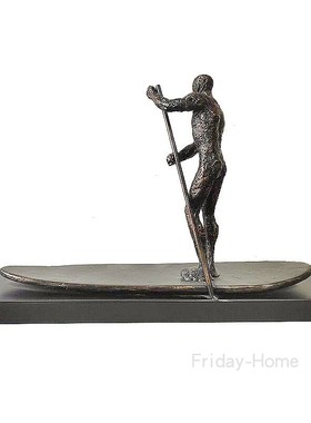 铸铁装饰美式样板间划船创意