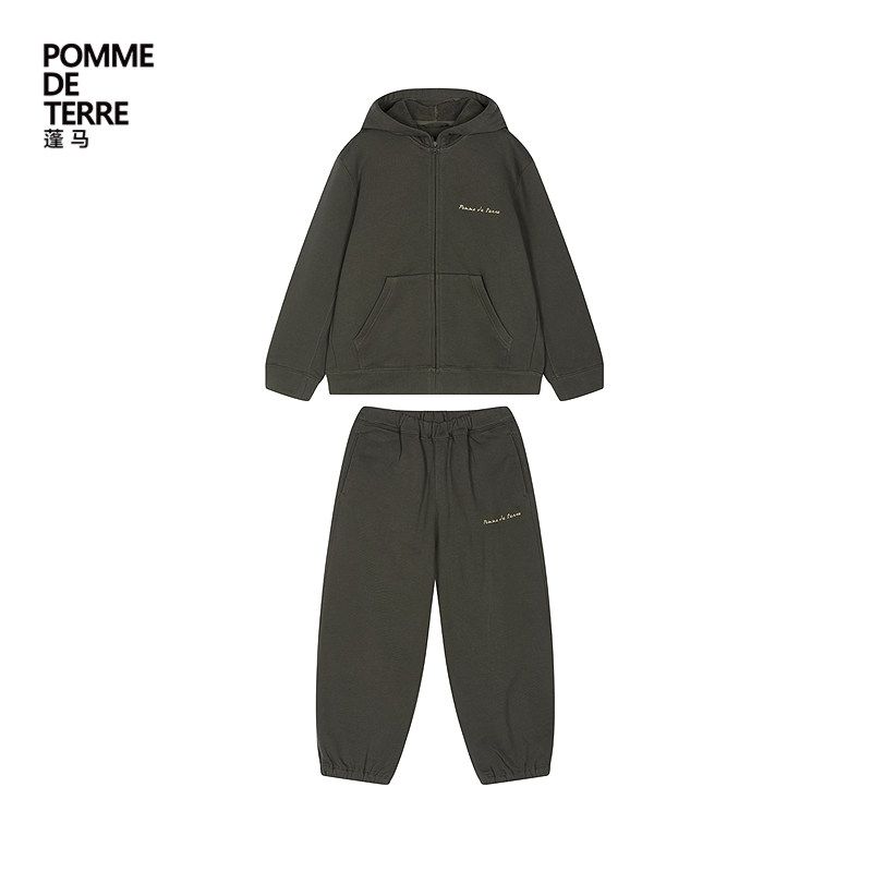 [运动系列]蓬马大童套装棉毛圈布25冬装男女儿童pomme de terre,淘宝优惠券,粉丝福利购,淘宝优惠卷