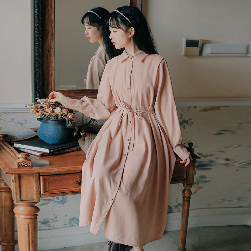 秋装2020年新款心机小黑裙女连衣裙 姿态玫瑰连衣裙